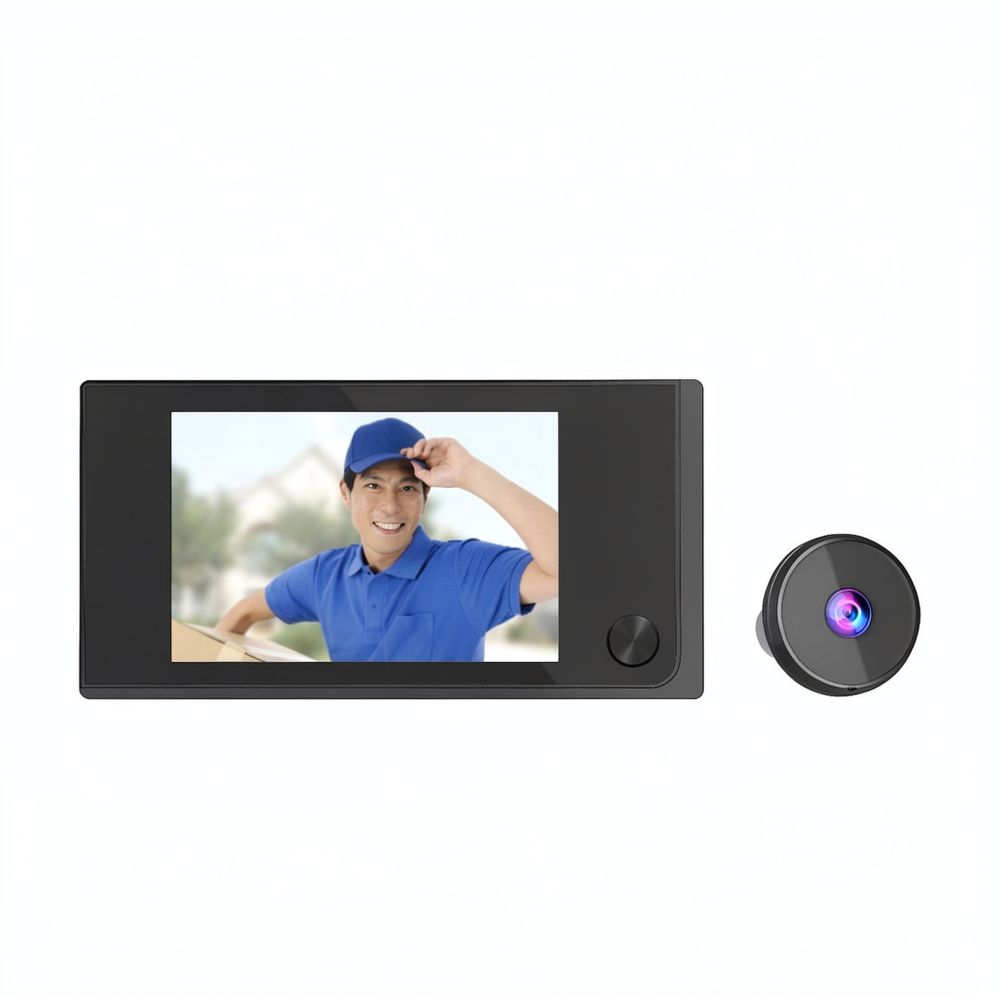 Home Security Front Door Camera - 3.5인치 LCD 디지털 도어 뷰어, 보안용