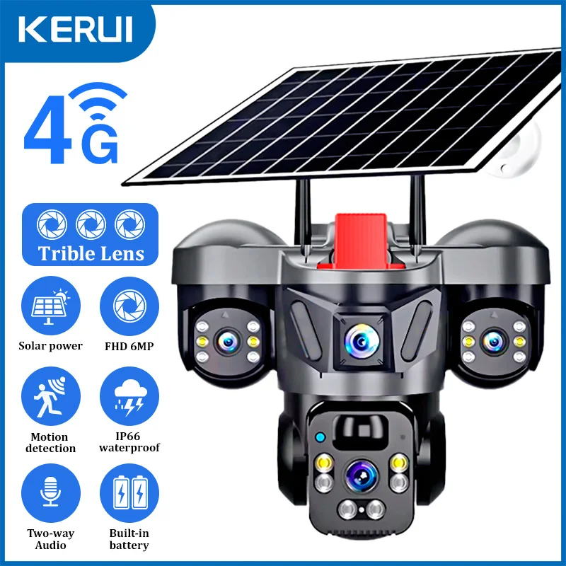 Home Security Items - KERUI V380 Pro 야외 PTZ 6MP