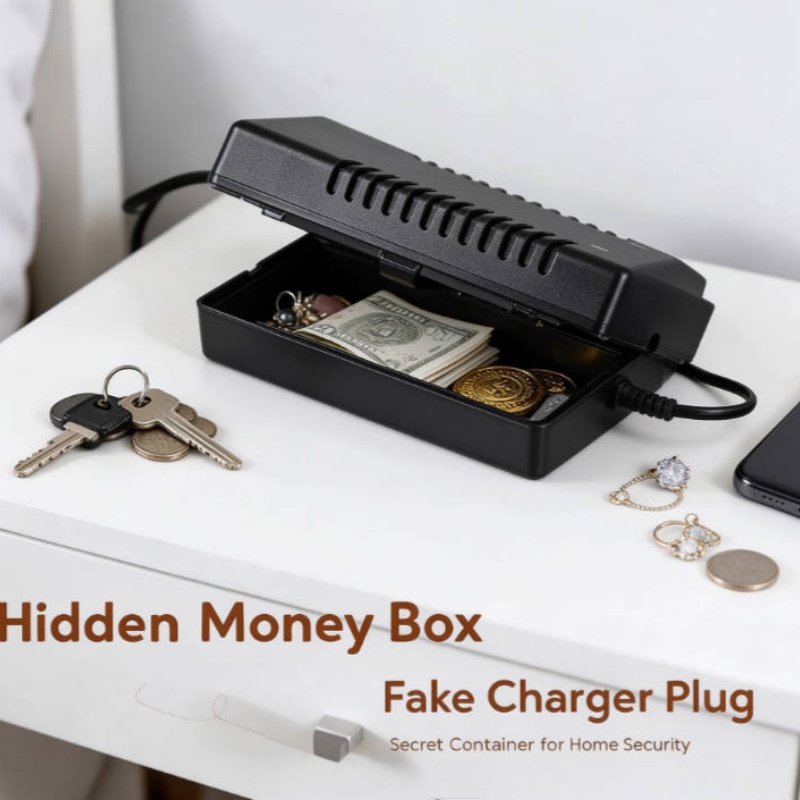 숨겨진 돈 상자, 가짜 충전기 플러그, 비밀 보관함,  - Home Security Items 리뷰 및 가격