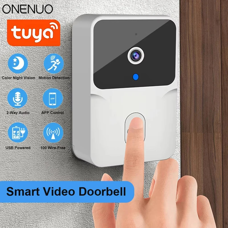 투야 와이파이 비디오 초인종 무선 HD 카메라 IR 알 - Home Security Front Door Camera 리뷰 및 가격