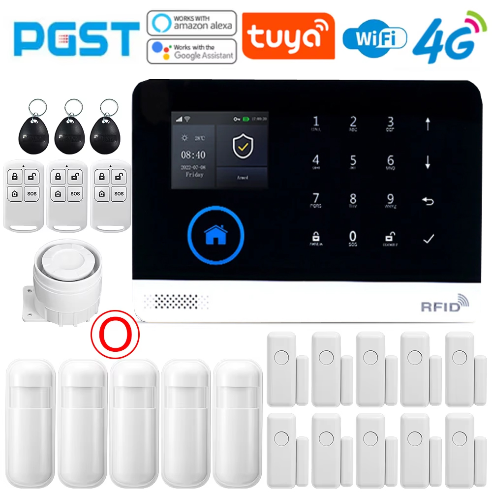 PGST 홈 알람 시스템, WIFI 보안 알람, 도어  - Sim Gsm Alarm 리뷰 및 가격