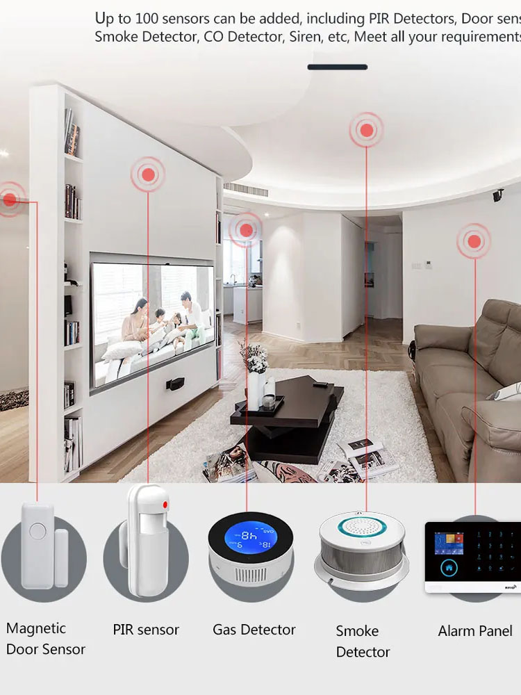 PGST 홈 알람 시스템, WIFI 보안 알람, 도어  - Sim Gsm Alarm 리뷰 및 가격