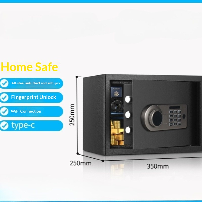 전자 비밀번호 금고 25cm 미니 가정용 숨김형 벽장  - Home Security Box 리뷰 및 가격