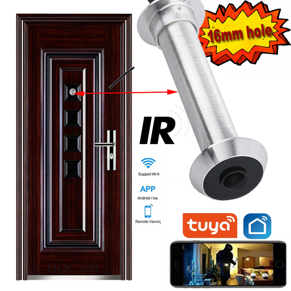 LED 도어 아이 카메라 1080P 2MP TF 카드  - Home Security Front Door Camera 리뷰 및 가격