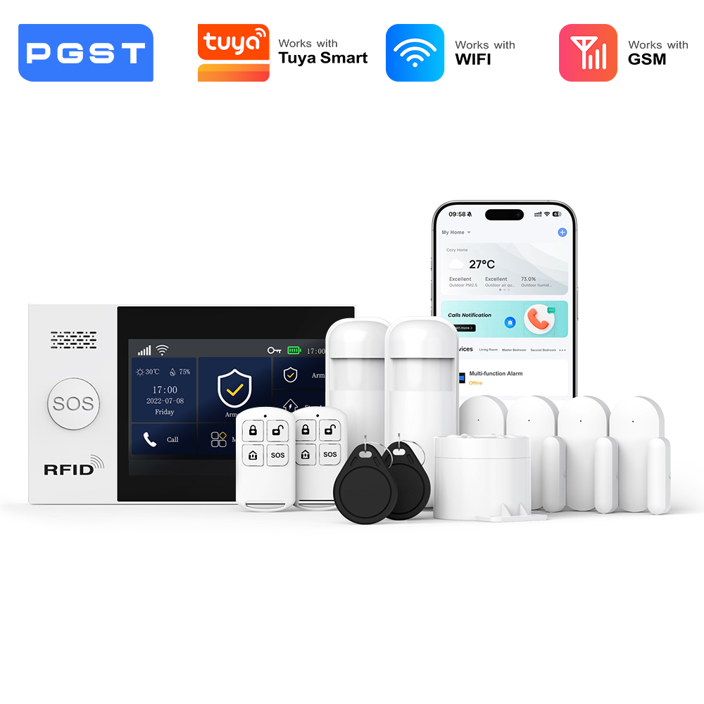 PGST 2G GSM WiFi 알람 시스템 키트 무선  - Sim Gsm Alarm 리뷰 및 가격