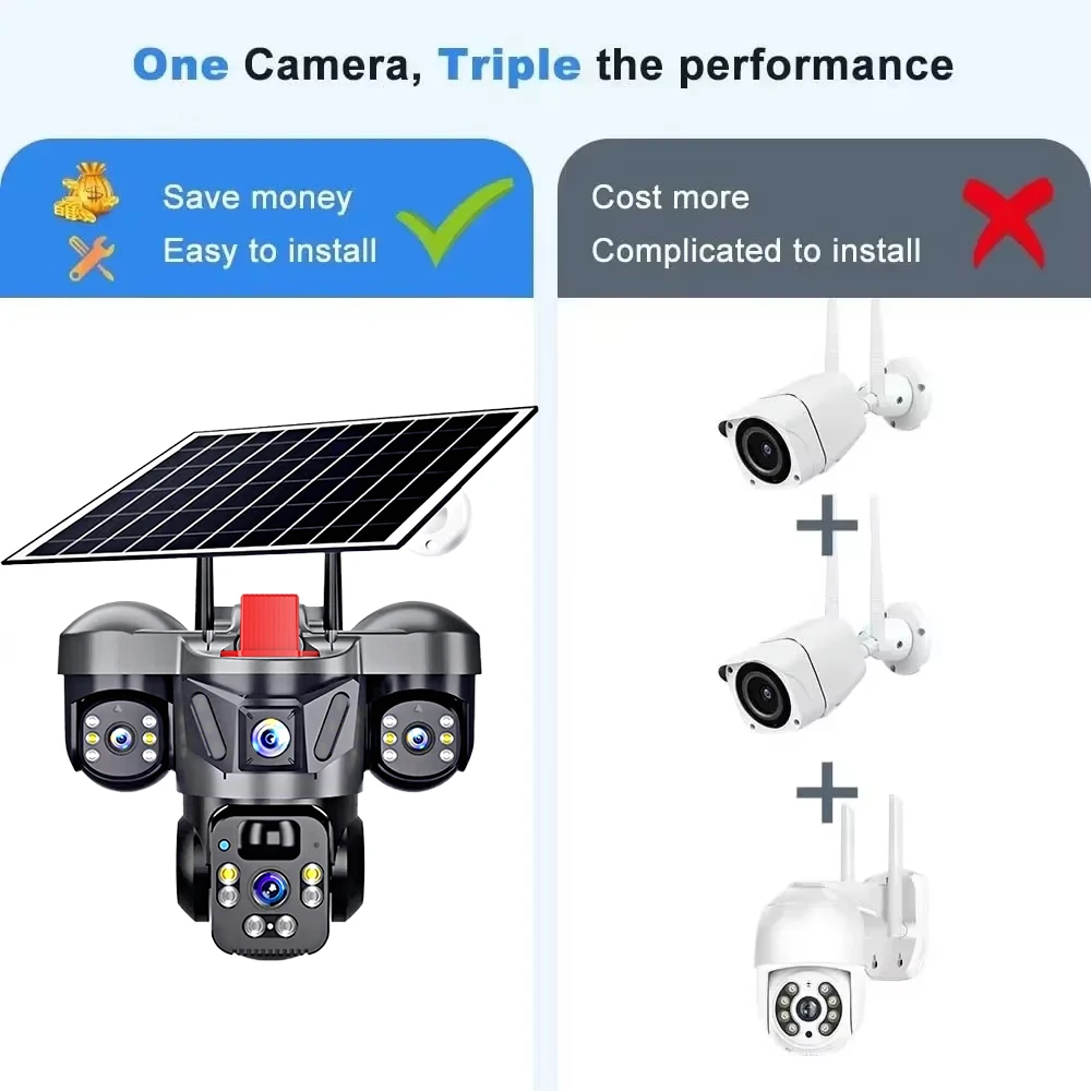 KERUI V380 Pro 야외 PTZ 6MP WIFI - Home Security Items 리뷰 및 가격