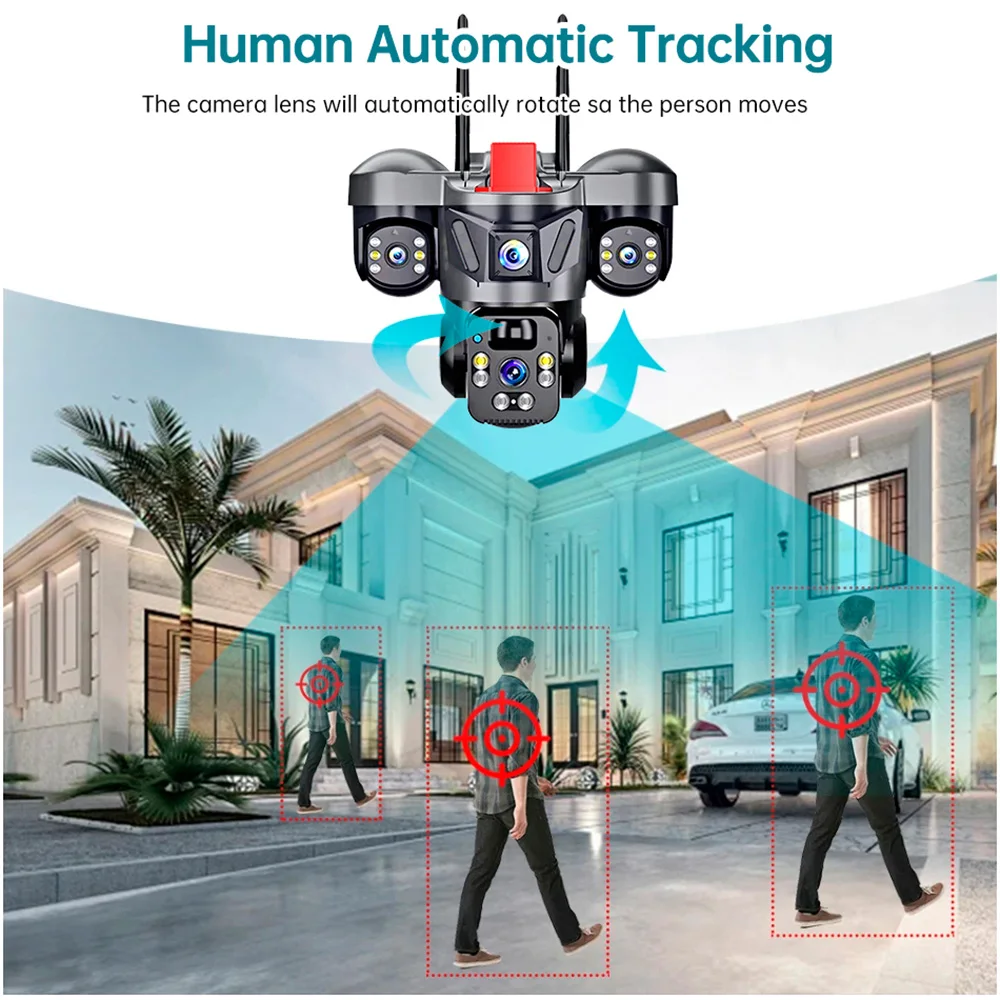 KERUI V380 Pro 야외 PTZ 6MP WIFI - Home Security Items 리뷰 및 가격
