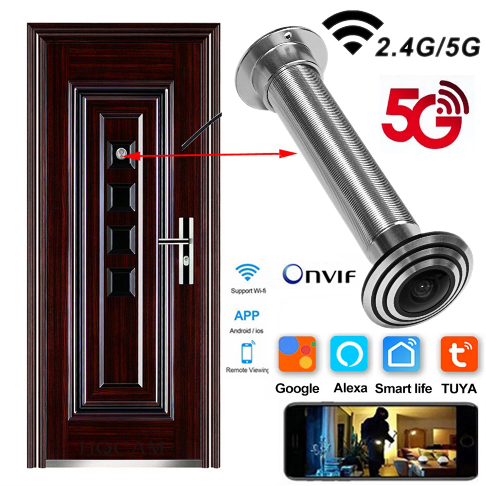 16mm 도어 와이파이 아이 카메라 5G 2.4G TU - Home Security Front Door Camera 리뷰 및 가격